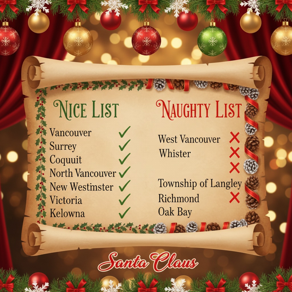 Map representation of British Columbia municipalities showing Bill 44 compliance status across all 87 local governments