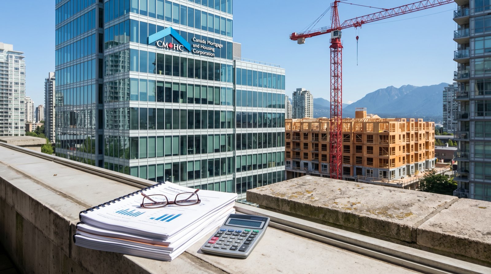 BC multiplex joint venture capital stack diagram showing how CMHC MLI Select stretches loan-to-cost to 95%