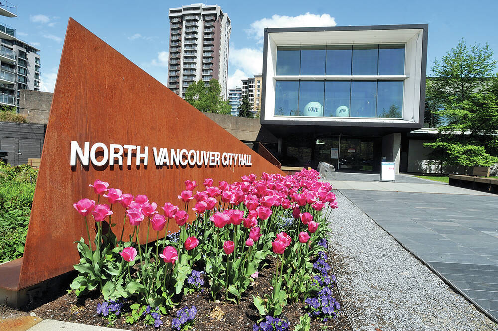 Modern multiplex residential development in City of North Vancouver's RS-1 neighborhoods