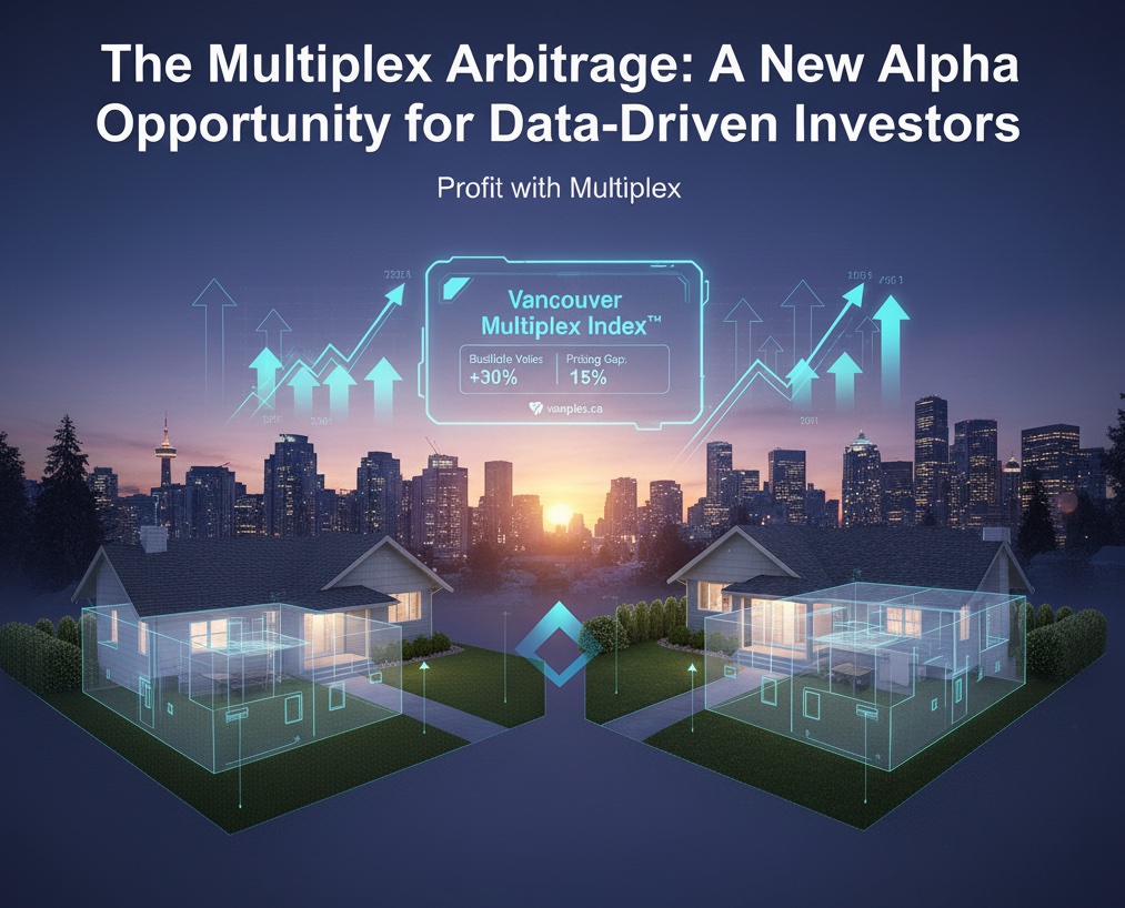 Data-driven institutional investors analyzing Vancouver multiplex arbitrage opportunities