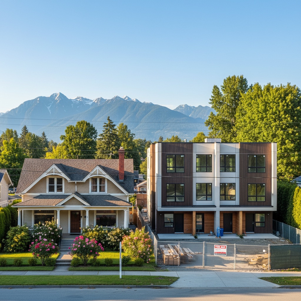 Vancouver realtor advising homeowner on selling to multiplex builder for premium price