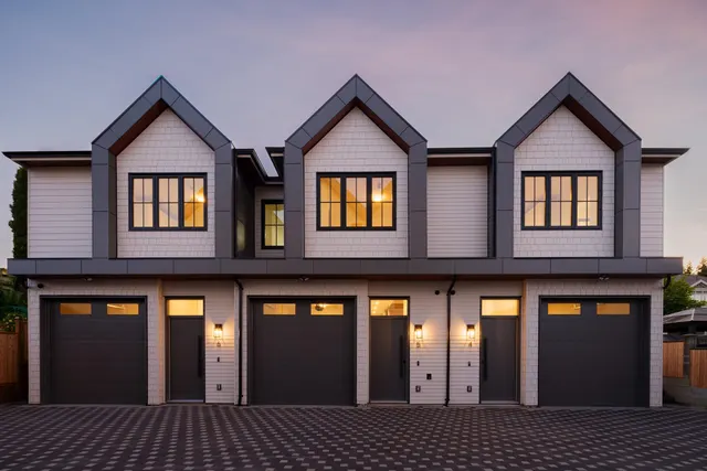 6525 Dufferin Ave, Burnaby: a new 6-home multiplex with homes listed for sale