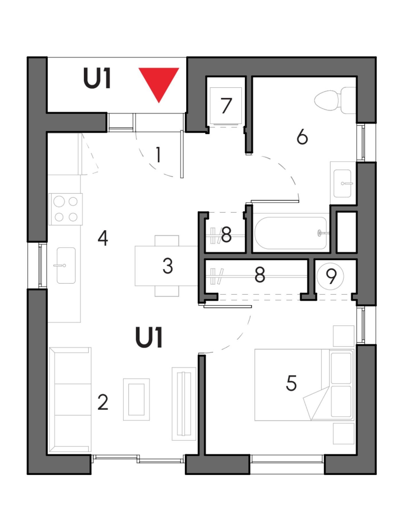 BC Standard ADU 01 floor plan