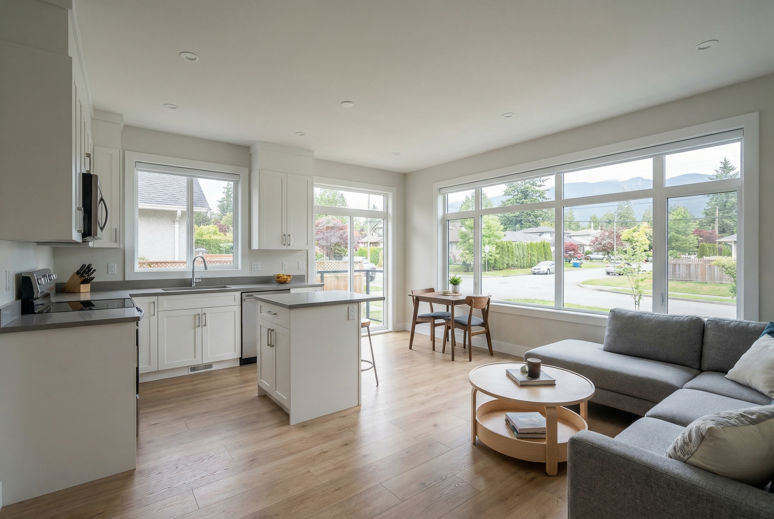 Interior of a modern duplex unit